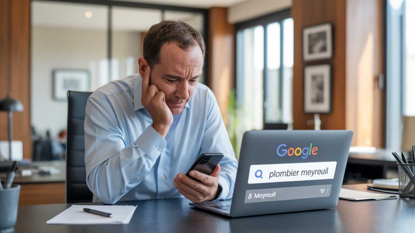 Site invisible sur Google à Meyreuil