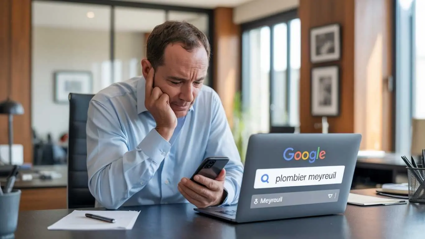 Site invisible sur Google à Meyreuil