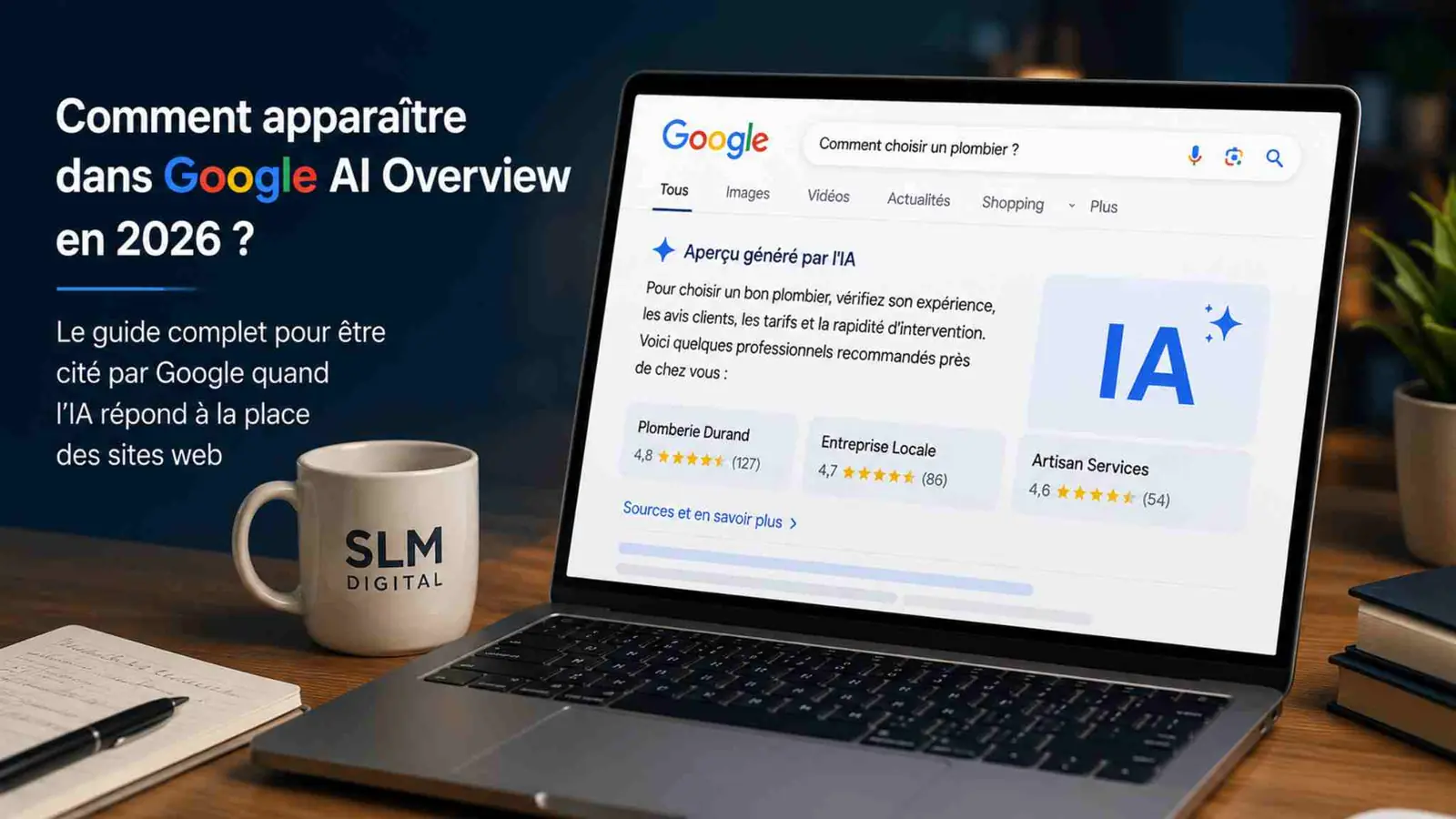 Comment apparaître dans Google AI Overview en 2026 - guide pour les entreprises locales