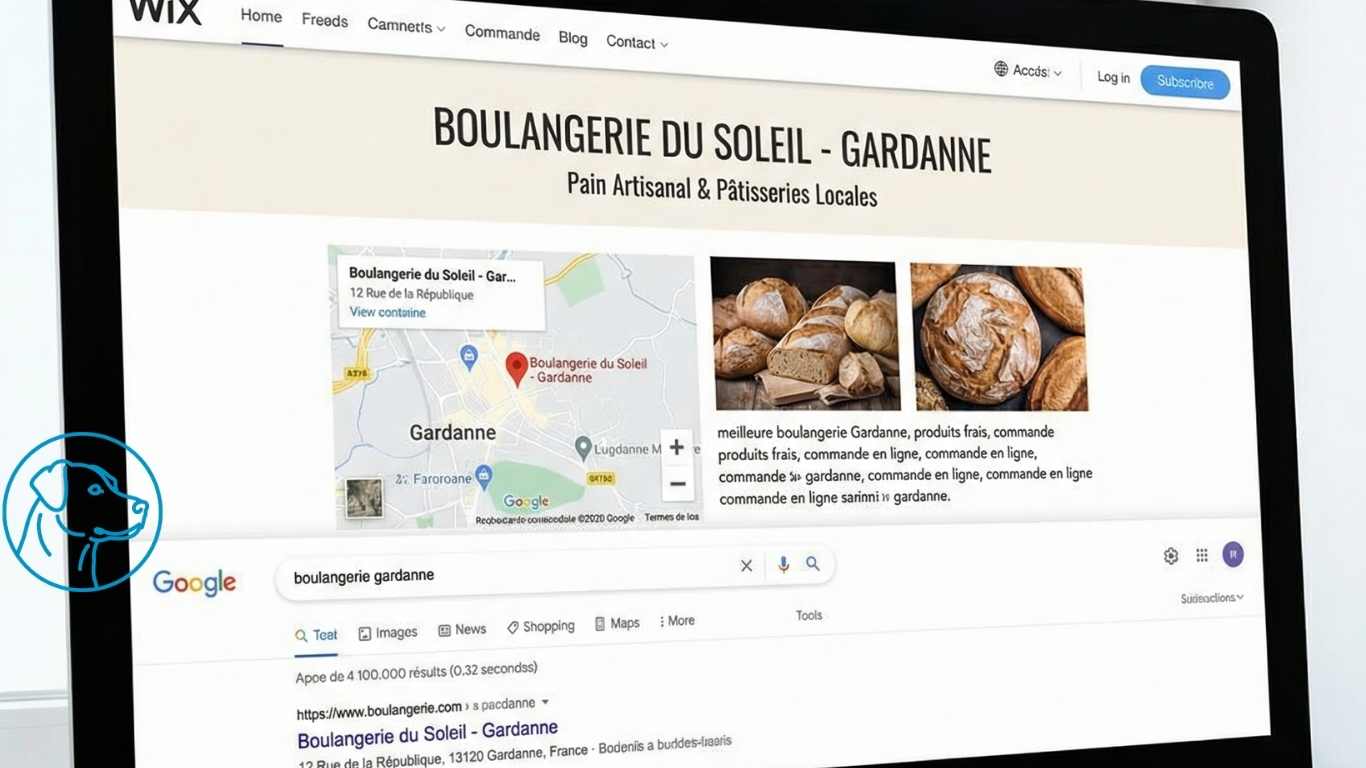 optimisation seo locale site wix a gardanne trafic visible mais peu de demandes