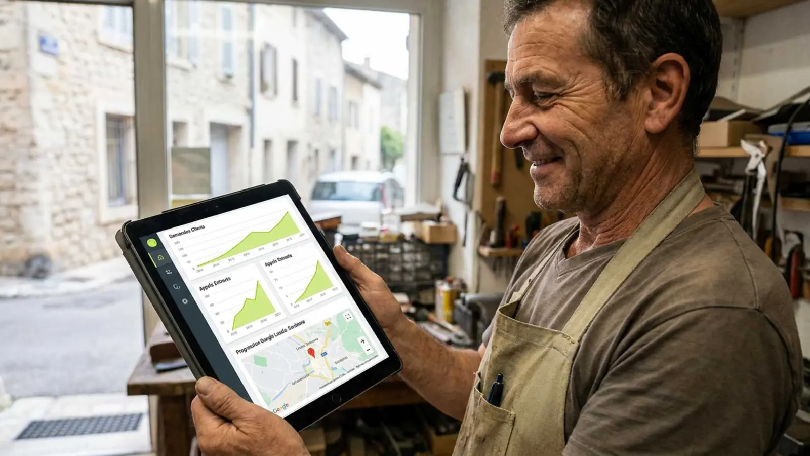 calcul ROI référencement local Gardanne pour artisan commerçant et TPE
